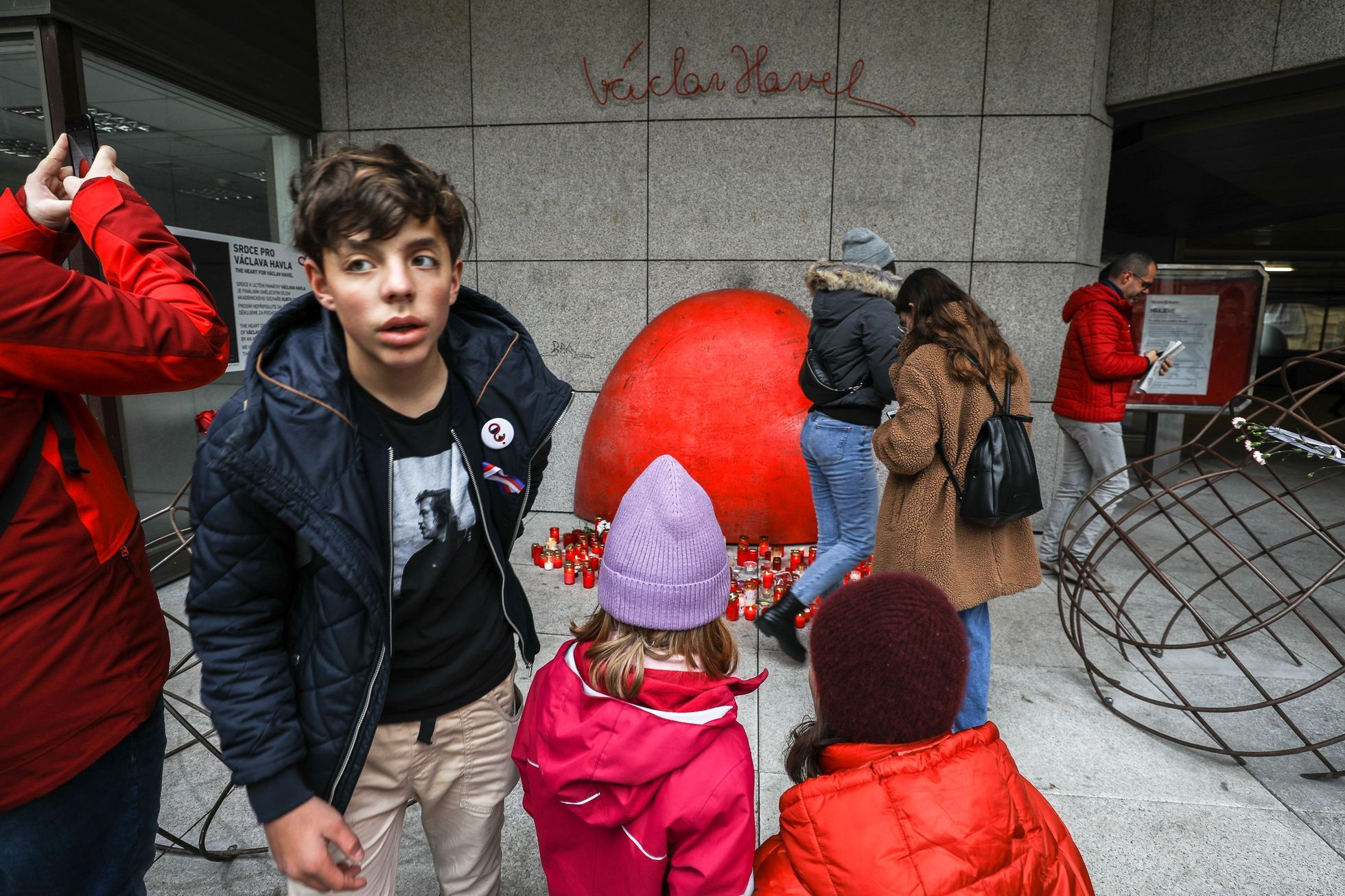 17. listopad 2021, státní svátek, Sametová revoluce, 17. 11. 2021, Národní třída, Hlávkova kolej