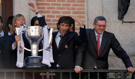 Oslava titulu v Madridu