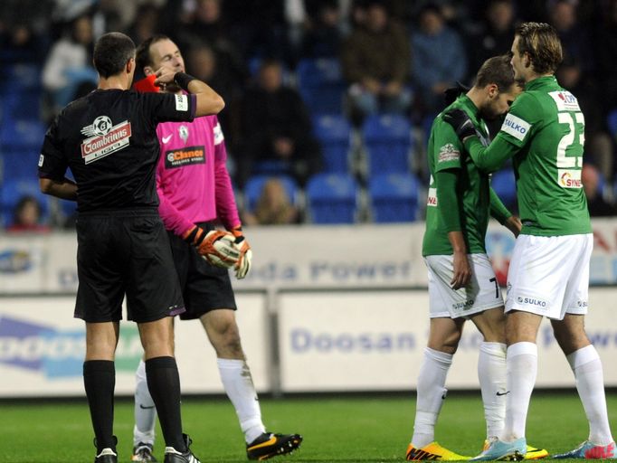 Zápas 13. kola první fotbalové ligy: Plzeň vs. Jablonec