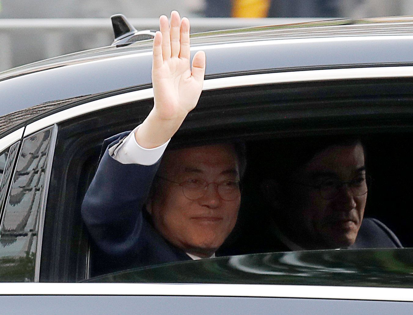 Summit Korejí: jihokorejský prezident Mun Če-in opouští Modrý dům