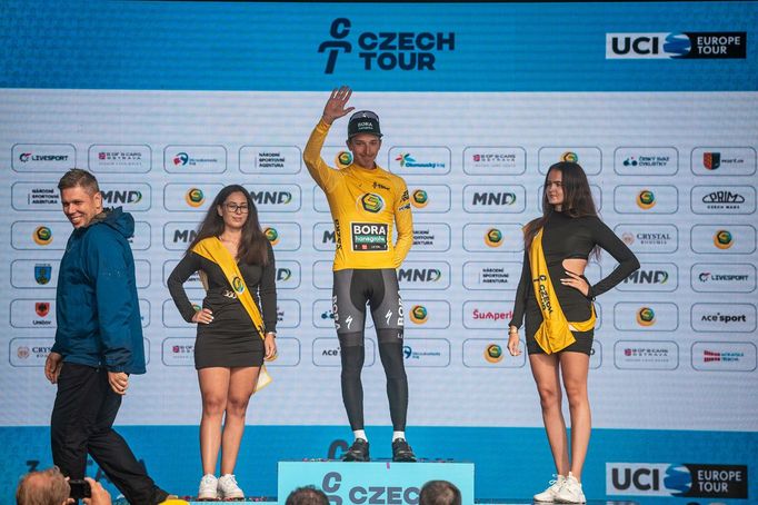 Czech Tour 2023: Vedoucí muž závodu Florian Lipowitz po třetí etapě.