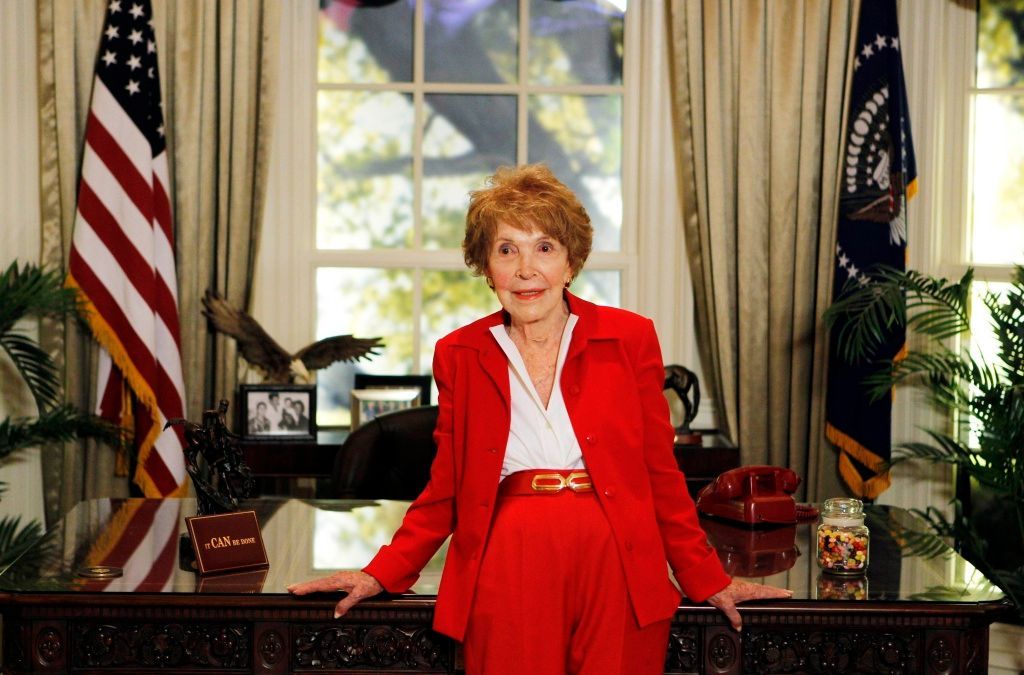 USA - Nancy Reaganová (vdova po americkém prezidentu Ronaldu Reaganovi)
