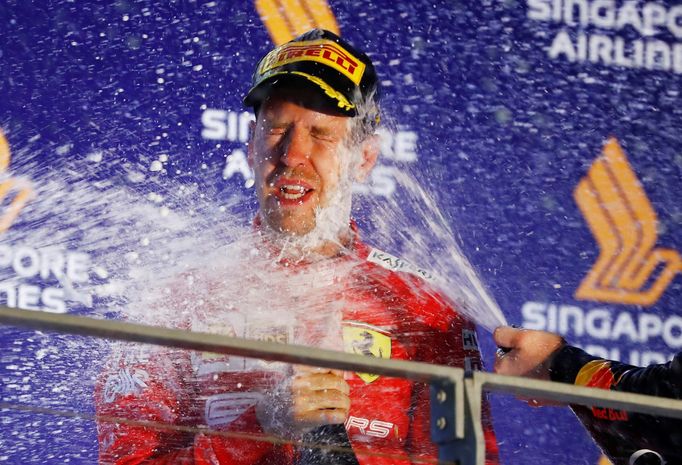 F1, VC Singapuru 2019: Sebastian Vettel, Ferrari