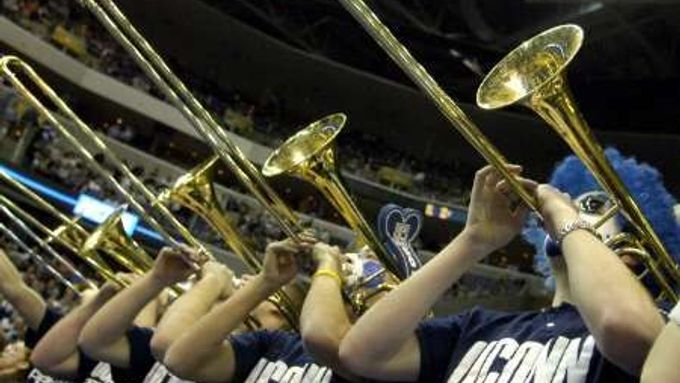 Fanoušci basketbalového týmu University of Connecticut