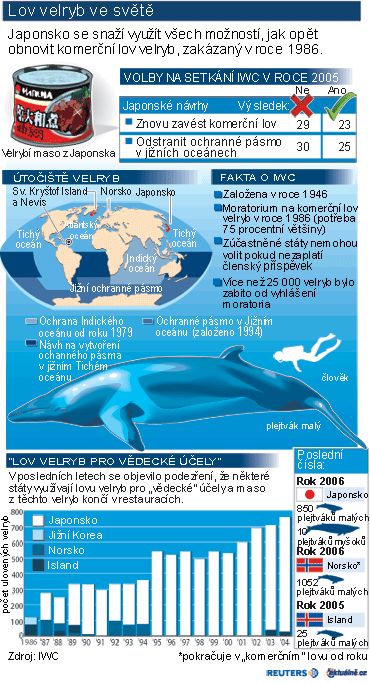 Lov velryb ve světě