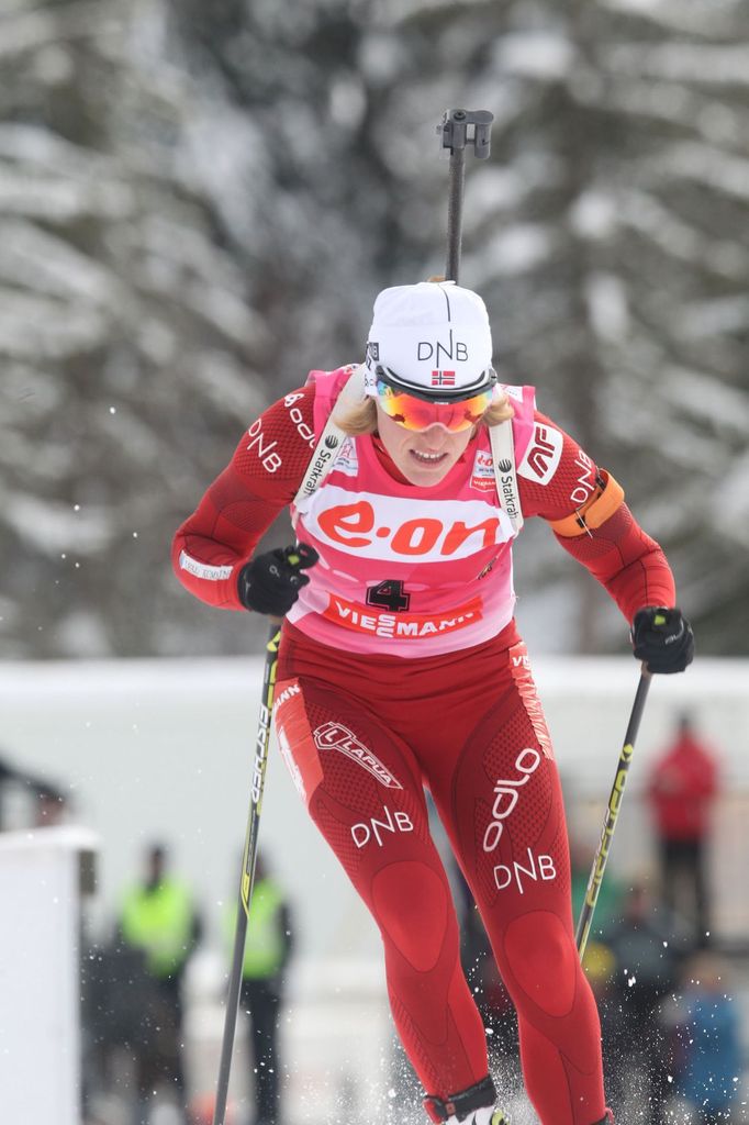 SP biatlonu,. Hochfilzen, stíhačka Ž: Tora Bergerová