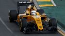 Renault F1 driver Kevin Magnussen drives during the Australian Formula One Grand Prix in Melbourne. REUTERS/Jason Reed