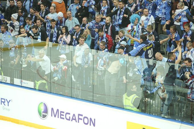 Duel KHL mezi HC Lev a Slovanem Bratislava