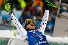 Slovenky ovládly slalom ve Flachau, Strachová dojela pátá