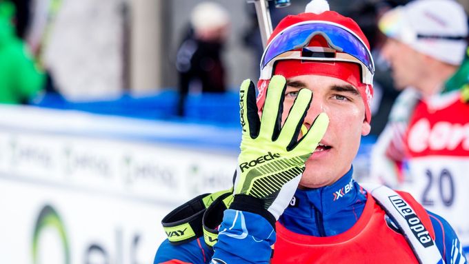 Prohlédněte si fotografie z životního závodu biatlonisty Michala Krčmáře, jenž dnes na světovém šampionátu v Oslu obsadil páté místo v závodě mužů na 20 km.