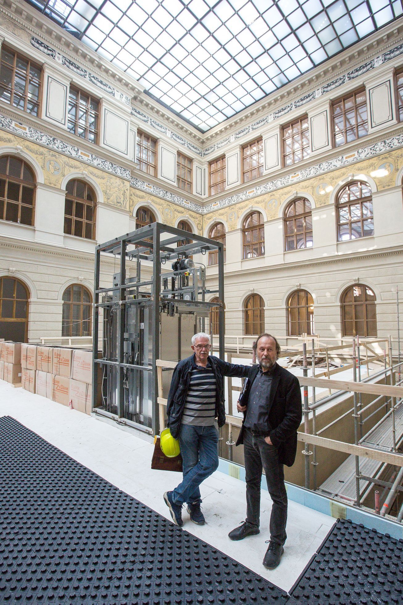 Národní Muzeum před otevřením, rekonstrukce, 2018, 11. říjen