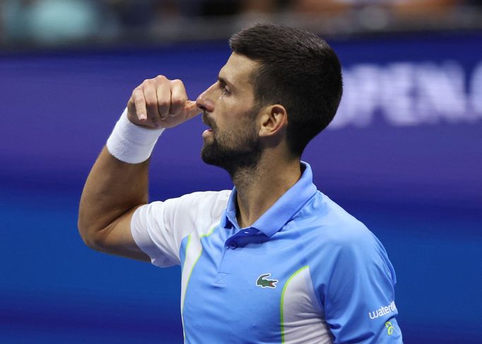 Novak Djokovič - Ben Shelton, semifinále US Open 2023