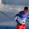 Petr Knop při skiatlonu na olympiádě v Pekingu 2022
