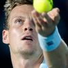 Tomáš Berdych na turnaji v Dubaji