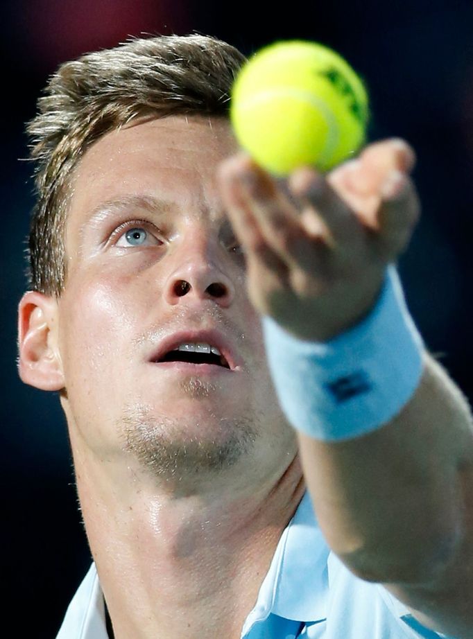 Tomáš Berdych na turnaji v Dubaji