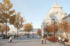 Projekt se zaměřuje na revitalizaci prostoru před Průmyslovým palácem a jeho okolí o rozloze více než 64 000 m².