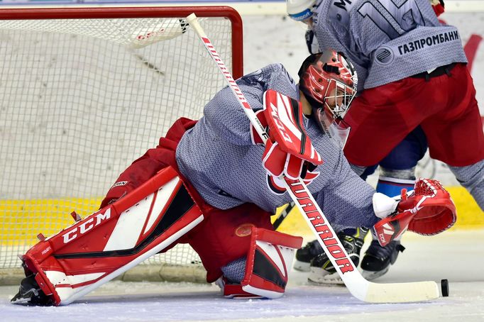 Jakub Kovář, brankář Avtomobilistu Jekatěrinburg