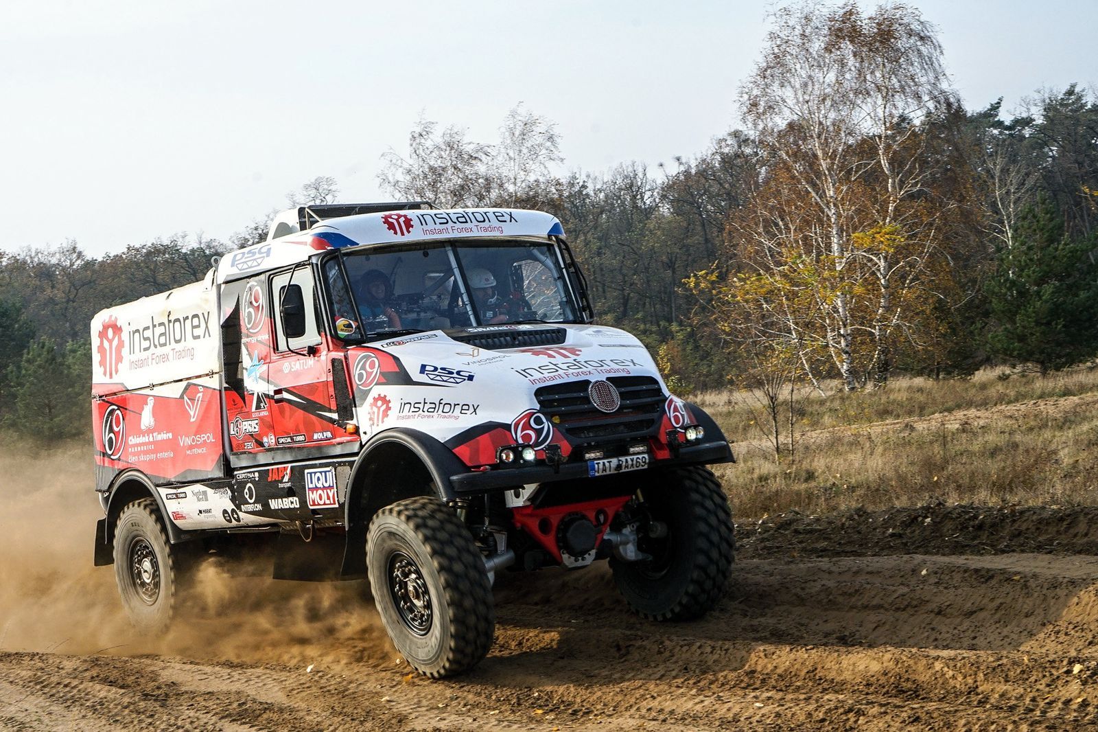 Aleš Loprais při testech Tatry před Rallye Dakar 2019