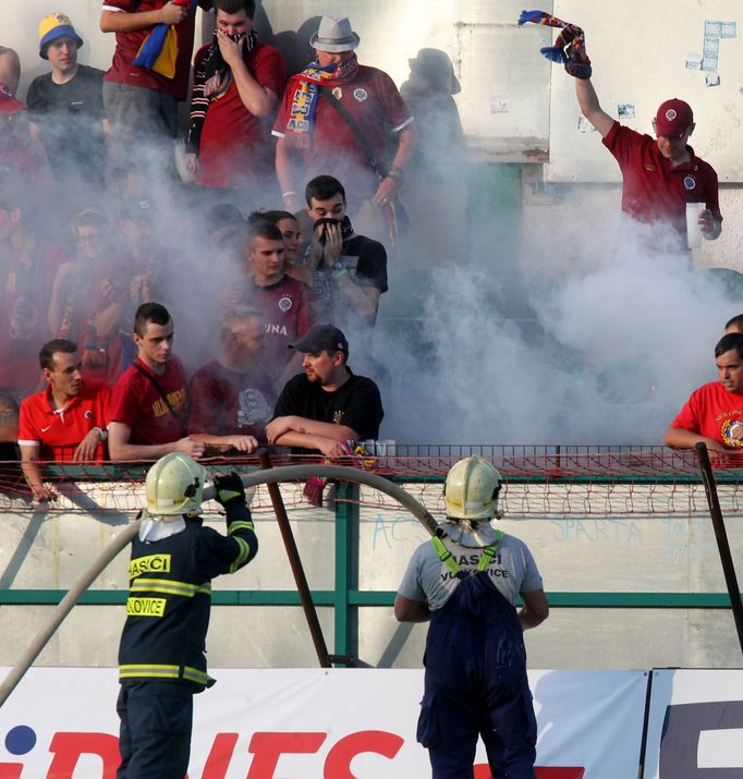 SL, Bohemians-Sparta: fanoušci Sparty