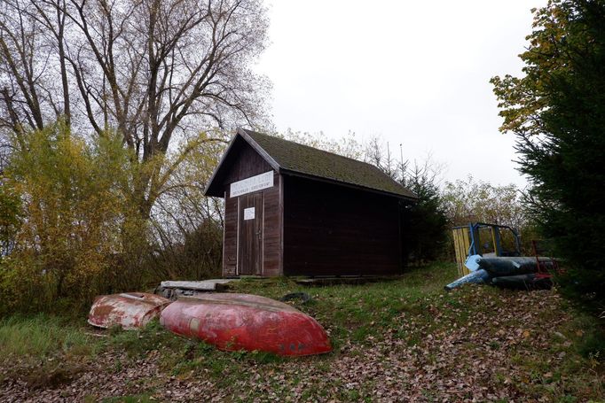 Poloostrov Radslav u Lipna, kde mají vyrůst nové apartmány.