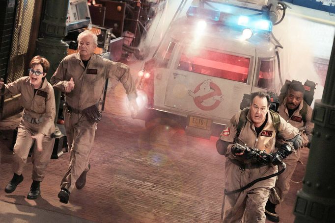 Záběr z hollywoodského filmu "Krotitelé duchů: Říše ledu" (Ghostbusters: Frozen Empire), který se začne v kinech v USA promítat od 22. 3. 2024.