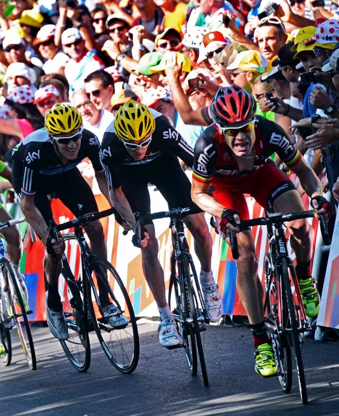 Australský cyklista Cadel Evans během sedmé etapy Tou de France 2012.