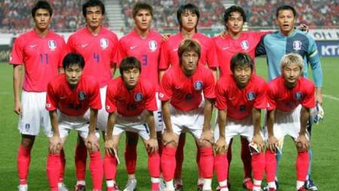 Fotbalová reprezentace Korejské republiky.