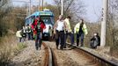 Tudy se proti sobě řítily dvě tramvaje. Bylo to v pátek 11. dubna těsně před šestou večer