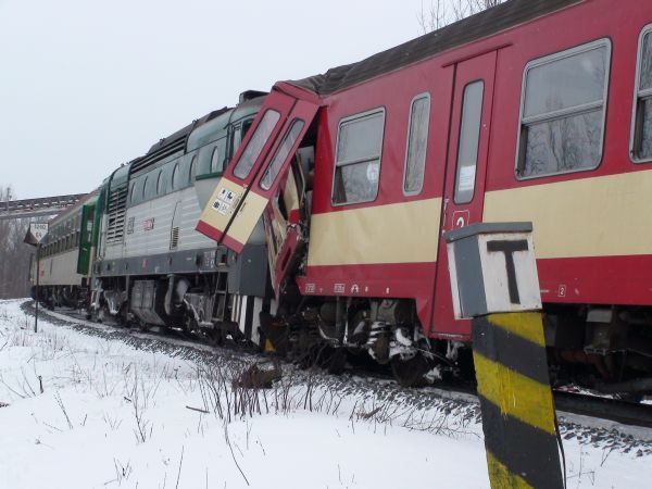Železniční nehoda v Paskově na Frýdecko-Místecku