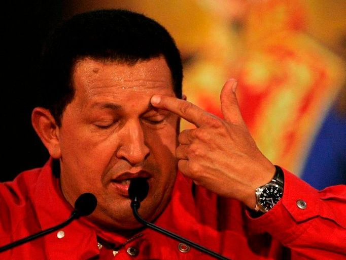 Hugo Chávez poprvé prohrál