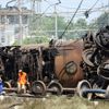 Exploze vlaku v Itálii
