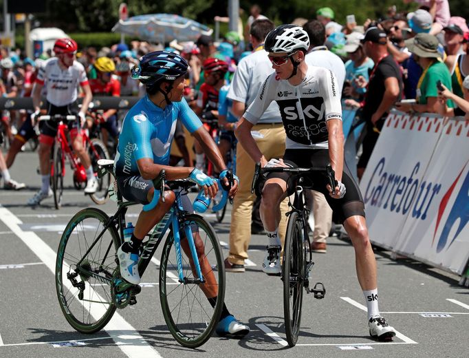 17. etapa Tour de France 2018: Chris Froome a Nairo Quintana