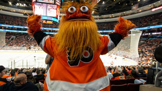 Maskot Philadelphie Gritty.