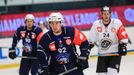 Hokejová Liga mistrů 2018/19: HC Škoda Plzeň - HC Lugano: Denis Kindl, Jani Lajunen