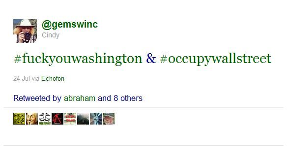 Occupy Wall Street na Twiteru