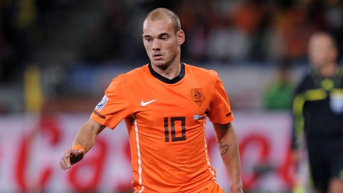 Wesley Sneijder v dresu nizozemské reprezentace