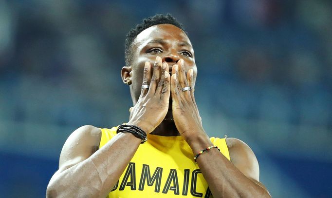 OH 2016, atletika - 110 m překážky: Omar McLeod (JAM)