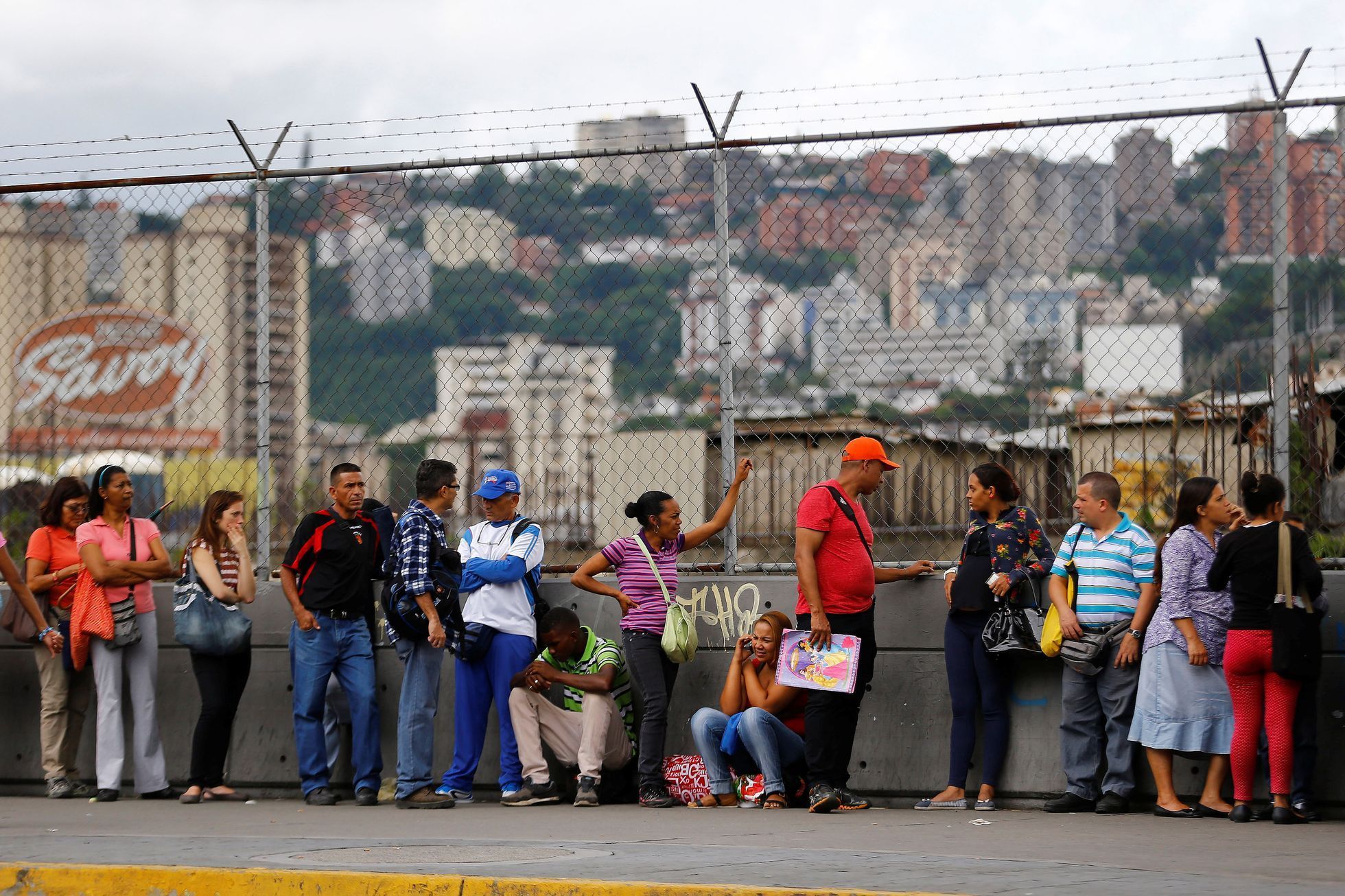 Venezuela - fronta na jídlo