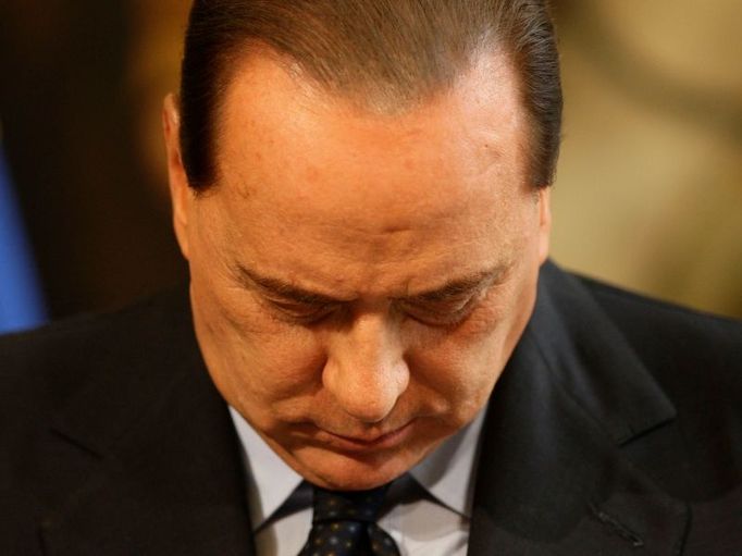 Italský premiér Silvio Berlusconi na snímku z října 2009.