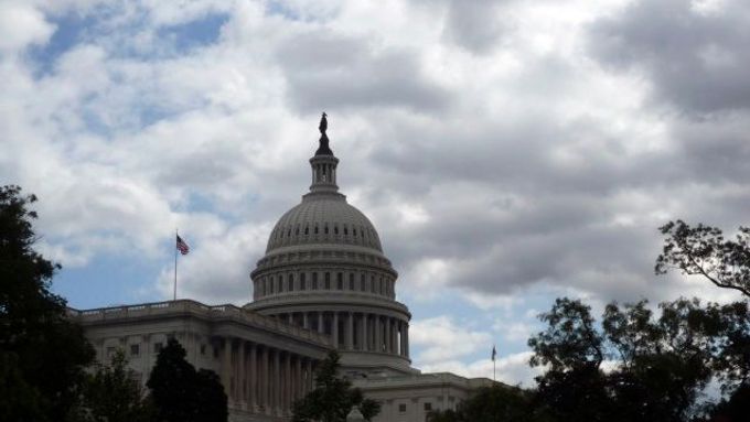 Budova amerického Kongresu na washingtonském Kapitolu