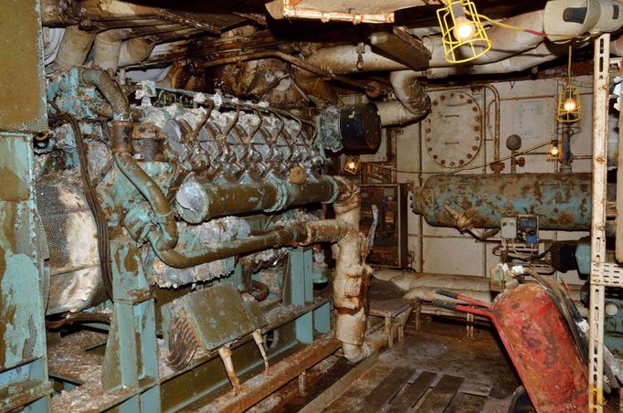 An area inside the Costa Concordia cruise liner at Giglio Island is seen in this handout picture taken on February 27, 2014 by the Italian Carabinieri