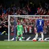 fotbal, odveta čtvrtfinále Evropské ligy, Chelsea - Slavia, Chelsea po inkasovaném gólu