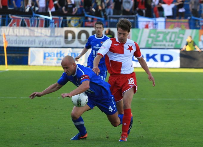 Baník - Slavia, momentky z utkání 29. kola Gambrinus ligy, v němž ostravský klub téměř jistě získal definitivu, pokud jde o záchranu v první lize.