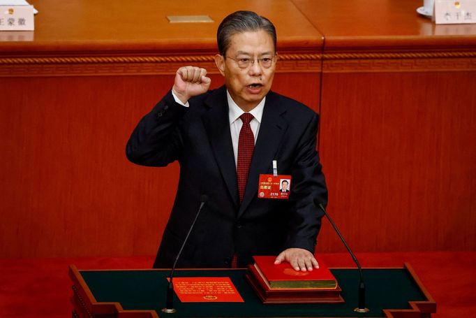 Předsedou 14. zasedání čínského parlamentu byl zvolen Čao Le-ťi.