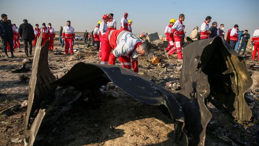 V Íránu se krátce po startu zřítilo ukrajinské letadlo.