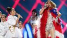 Show Super Bowlu ovládla 11ti letá dcera Jennifer Lopez