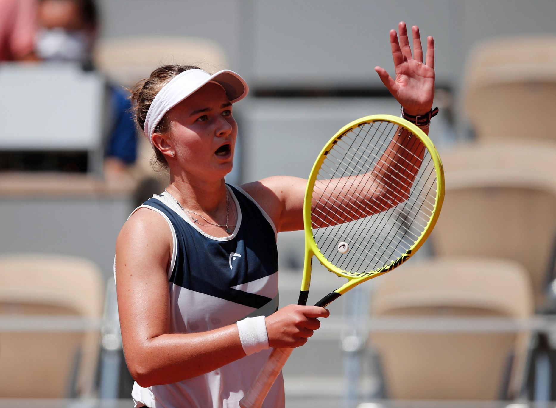 tenis, French Open 2021, čtvrtfinále, Barbora Krejčíková
