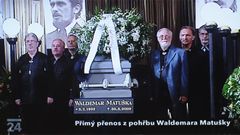 Waldemar Matuška - pohřeb