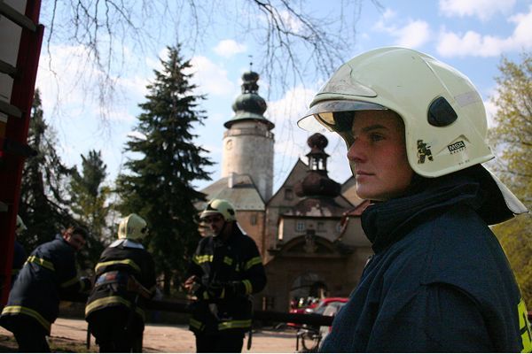 požární cvičení Lemberk