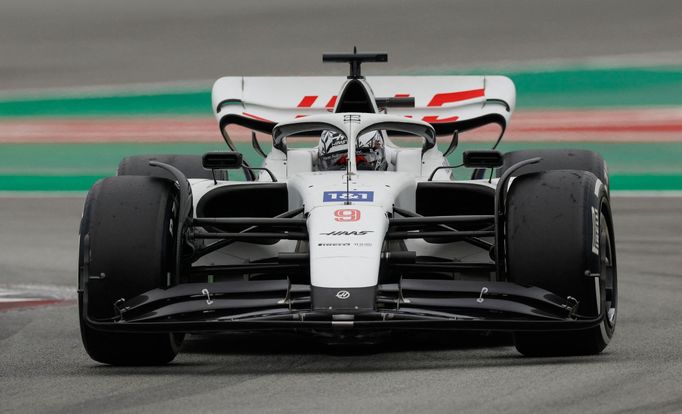 Testy F1 v Barceloně 2022: Nikita Mazepin, Haas